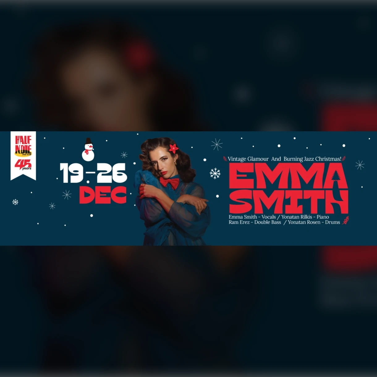 Emma Smith | Vintage Glamour And Burning Jazz Christmas! 